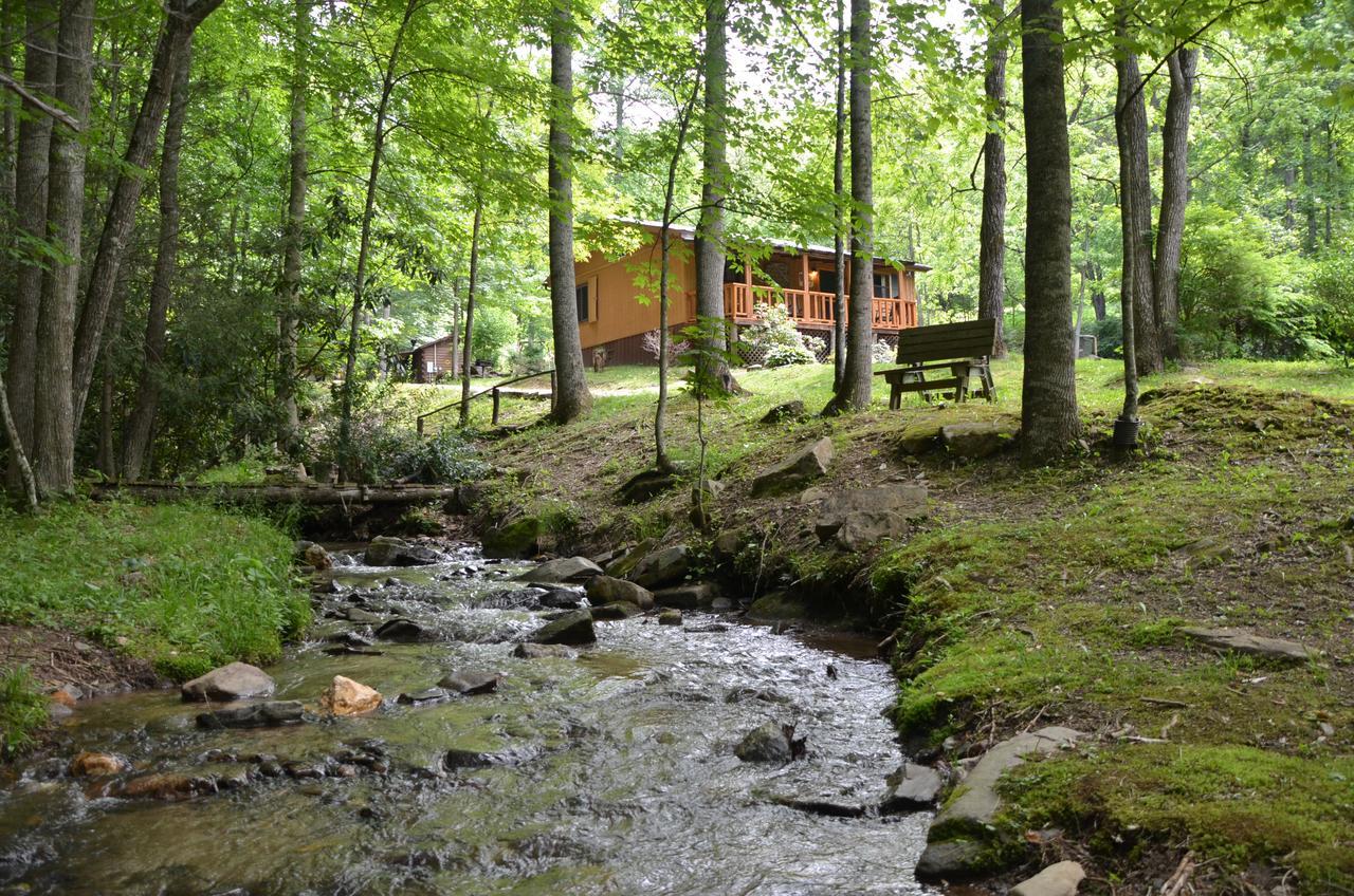 Panther Creek Cabins Cherokee Exterior photo